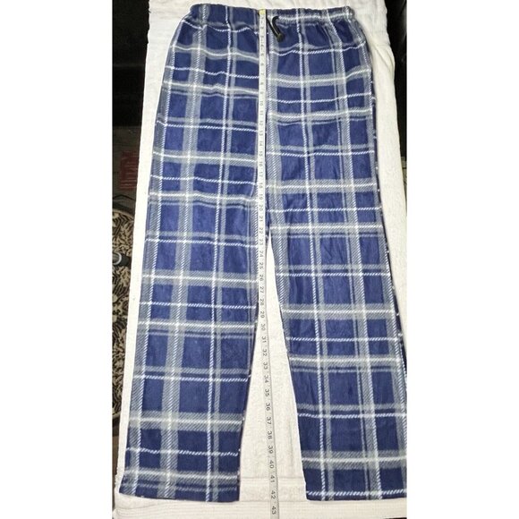 Essential Sleepwear By Seven Apparel Mens Fleece Bottoms XL Drawstring Pockets - Picture 2 of 3